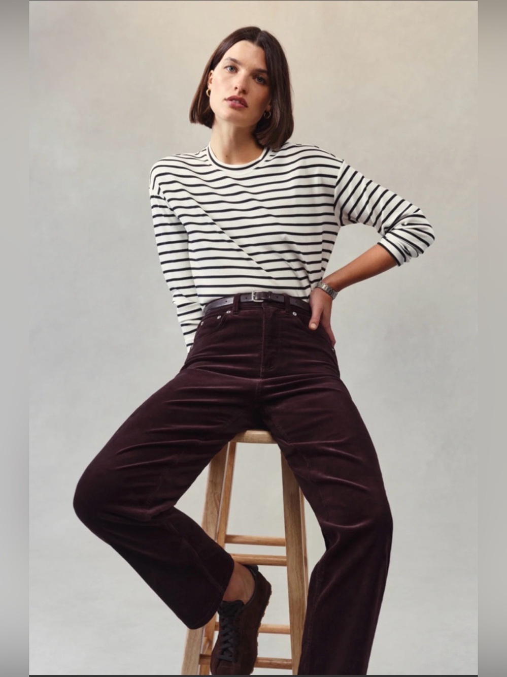 SPANX Corduroy 90s Straight Leg Jeans